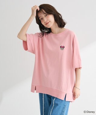 Green Parks Ｍｉｃｋｅｙ　ｆｒｉｅｎｄ　／　ワンポイントＢＩＧＴＥＥ Pink