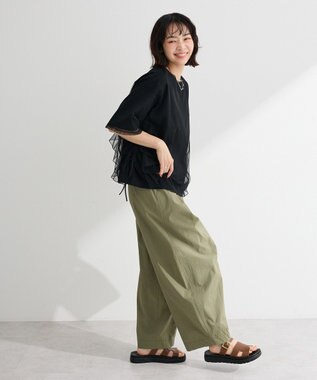 Green Parks ＳＥＴ２点チュール＋半袖ＴＥＥ Black
