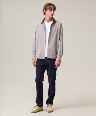 J.PRESS MEN 【ストレッチ】トリコットコーデュロイ5ポケット パンツ ネイビー系