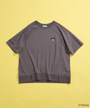 Green Parks Ｍｉｃｋｅｙ　ｆｒｉｅｎｄ　／　ワンポイントＢＩＧＴＥＥ Charcoal Gray