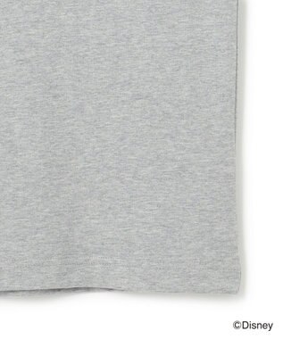 J.PRESS MEN 【DISNEY COLLECTION】【UNISEX】ワンポイント Tシャツ / ミッキ－マウス ライトグレー系