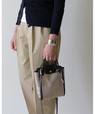 MORROW by thank 新色追加！【軽量】NYC BAG ミニショルダーバッグ ベージュXブラック