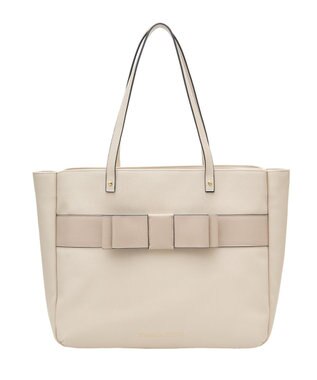 Maison de FLEUR フロントリボン3ルームトートバッグ Light Beige