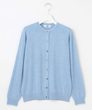 J.PRESS LADIES アーガイル ツイン ニット ソフトブルー系