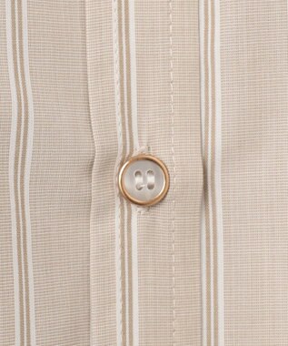 ANY L 【UVカット/抗菌防臭/速乾/手洗い可】エニィファンクション ストライプドルマンシャツ ベージュストライプ