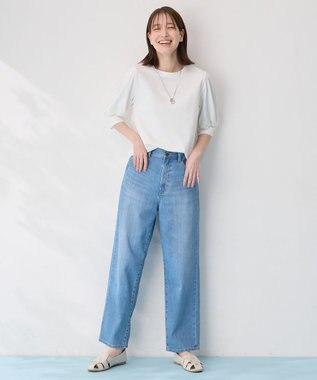 ANY L パフスリーブカットソー オフ