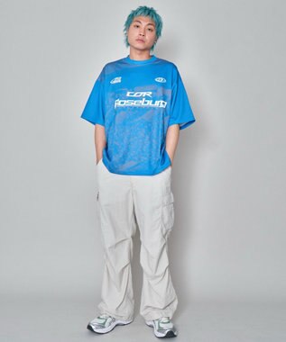 WEGO 【ユニセックス着用/MLサイズ展開】フォトゲームグラフィックT（SS） ブルー