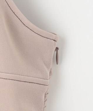 Feroux 【新色追加・洗える】バックリボン キャミワンピース ベージュ系