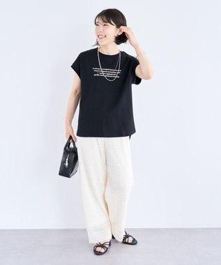 Green Parks レースプリーツパンツ Brown