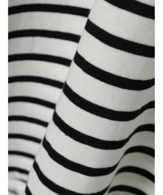 AMERICAN HOLIC バイカラーボーダーカットプルオーバー Border Black