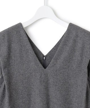 J.PRESS YORK STREET 【WOMEN】ショルダータックジャンパースカート グレー系