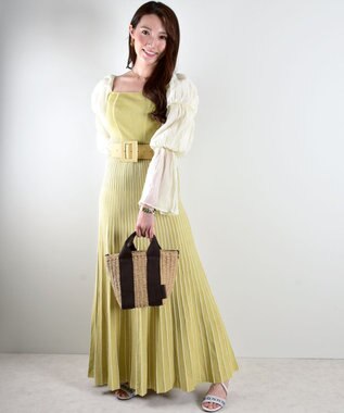 LA BAGAGERIE 【maison vert】【ペーパー素材使用】2WAYかごバッグ チョコ×ベージュ