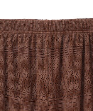 Green Parks レースプリーツパンツ Brown