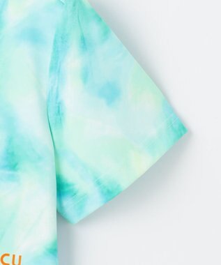 PW CIRCULUS 【吸水速乾  / UV遮蔽率99.5%  UVカット / ストレッチ】【WOMEN】タイダイ柄モックネックT ゴルフウェア レディース ブルー系5