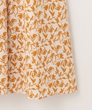 Feroux フラワープリント ワンピース ホワイト系1