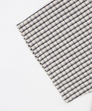 WEGO 【ユニセックス着用ITEM】ミニマムチェックロゴシャツ（SS） ホワイトチェック1