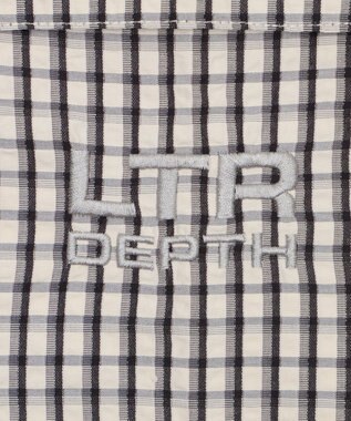 WEGO 【ユニセックス着用ITEM】ミニマムチェックロゴシャツ（SS） ホワイトチェック1