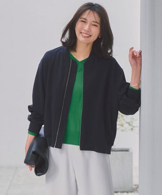 UNFILO BEAUTY MOVE ヘビロテ ブルゾン ネイビー