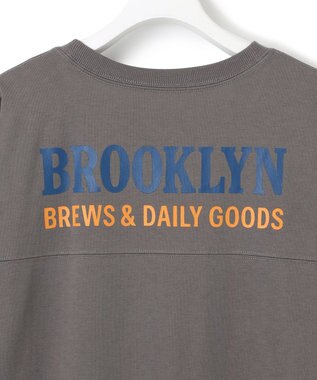 J.PRESS YORK STREET 【WOMEN】カフェロゴプリント ワンピース ライトグレー系