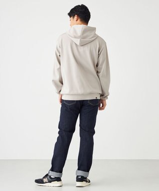 SHARE PARK MENS 【UVカット・吸水速乾・ストレッチ・軽量・アンチピリング 】ダンボールフードパーカー（L・XLサイズ） ベージュ系