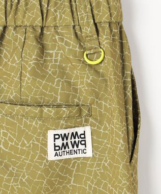 PW CIRCULUS 【MEN】ドライタッチ エレファント総柄プリントショートパンツ ゴルフ カーキ系5