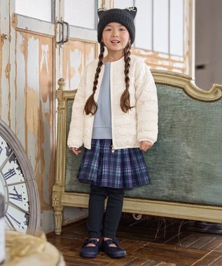 ANY KIDS 【ドッキング可能】ネコキルトブルゾン エクリュ