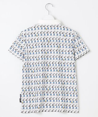 23区GOLF 【PEANUTS】【WOMEN】スヌーピーコラボ 総柄ポロシャツ ホワイト系5