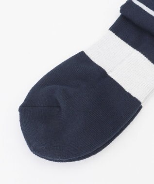 23区GOLF 【MEN】ラインショートソックス ネイビー系