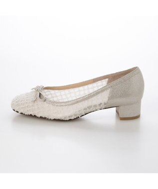 Riz raffinee <Riz raffinee>スクエアトゥリボンパンプス アイボリー