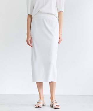 BEIGE， LAURA / ドライタッチ ストレッチニットスカート