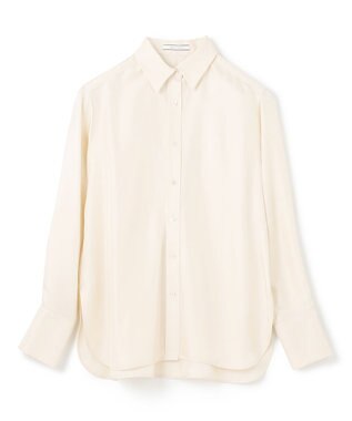 BEIGE， 【洗える】LISERONS / シルクシャツブラウス Ecru