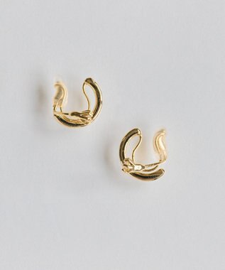 Phoebe 【金属アレルギー対応】【痛くないシリーズ】グレインメタルフロートライトフィットイヤリング ゴールド