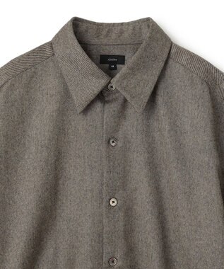 JOSEPH HOMME WOOL CASHMERE TWILL SHIRT ベージュ系