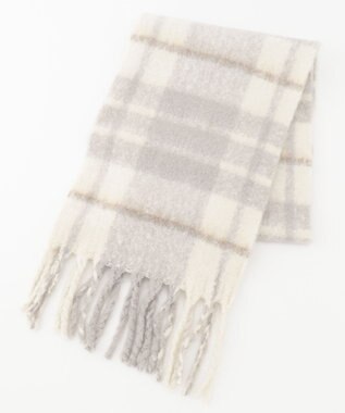 ONWARD CROSSET SELECT ブークレ チェック ストール