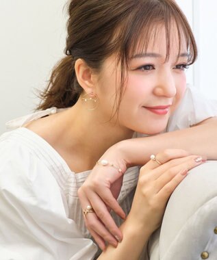 Phoebe エラボレイトパールピアス ゴールド