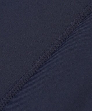 23区GOLF 【WOMEN】【吸水速乾・UVケア】袖ライン モックネックシャツ ネイビー系