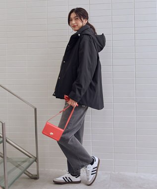 ANY 撥水フーデットダウンコート ブラック