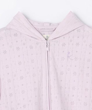 組曲 KIDS 【150-160㎝】 オパールレーシーパーカー ラベンダー