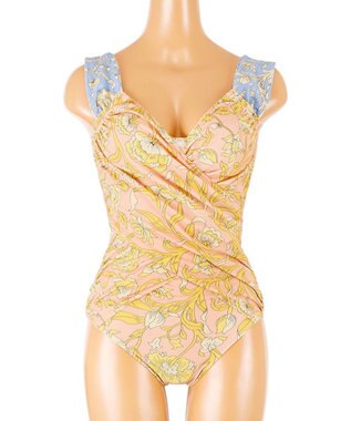 San-ai Resort（三愛水着楽園） 【SALE】【Reir　Premium】Columbia patch（Liberty Fabric)　 ワンピース水着 9号/11号