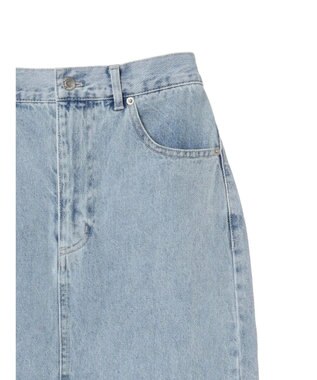 Green Parks ・ＥＬＥＮＣＡＲＥ　ＤＵＥ　デニムロングスカート Light Indigo