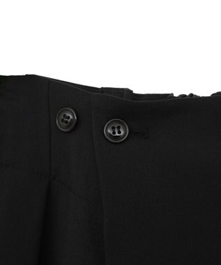 AMERICAN HOLIC タック　ラップワイドパンツ Black