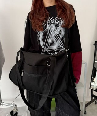 WEGO 2wayBIGボストンショルダー ブラックその他