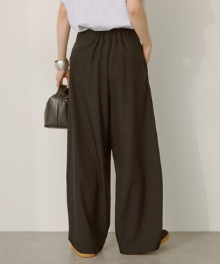 AMERICAN HOLIC タック　ラップワイドパンツ Black