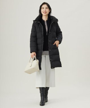 J.PRESS LADIES L 【洗える】サイロチェック＆ストライプ ブラウス モノトーンチェック系