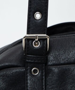 WEGO アイレットデザインボストンバッグ ブラック