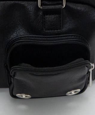 WEGO アイレットデザインボストンバッグ ブラック