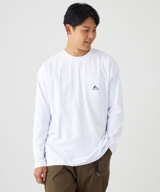 SHARE PARK MENS 【UVカット・吸水速乾・ストレッチ・軽量 】刺繍ポケットＴシャツ（L・XLサイズ） アイボリー系