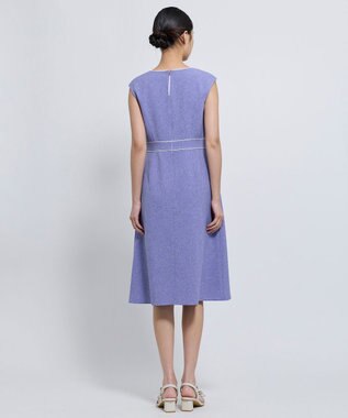 TOCCA 【松木育未さん着用】FLORAL SILHOUETTE ドレス ブルー系