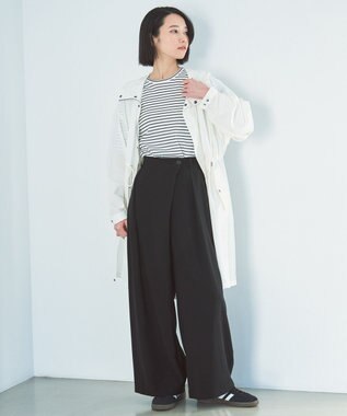 UNFILO ナイロンモッズコート オフ