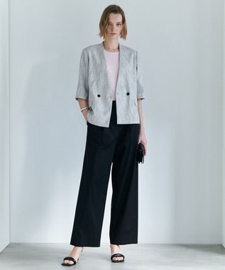 ICB L オーガニックコットン リブニット ライトピンク